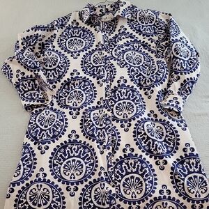 NWT anthropologie Maeve Cotton Shirt Dress XL